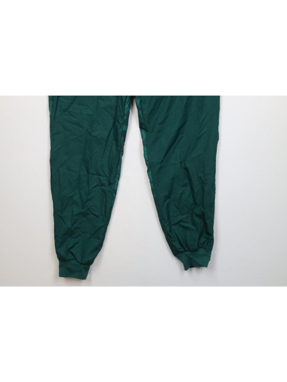 Deadstock Y2K Adidas Mens Small Lined Camouflage Windbreaker Joggers Pants Green - Picture 5 of 13